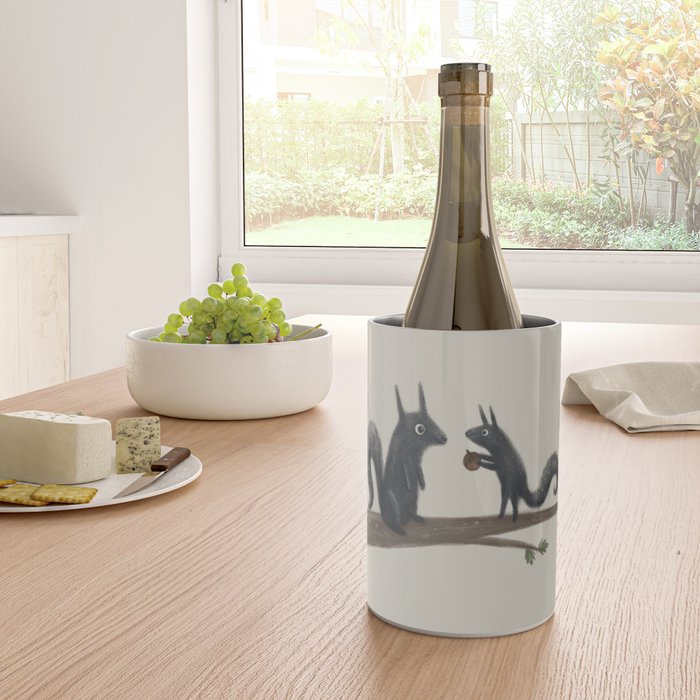 Autumn Squirrels Wine Chiller Gallery Image 4