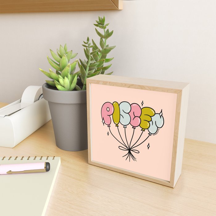 Pisces Balloons Mini Art Print Gallery Image 2