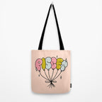 Pisces Balloons Tote Bag Gallery Image 2