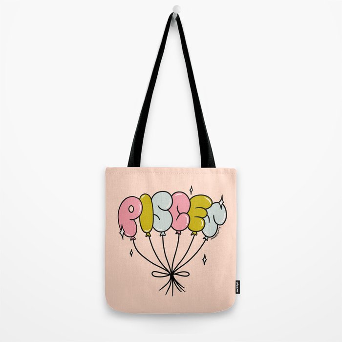 Pisces Balloons Tote Bag Gallery Image 2