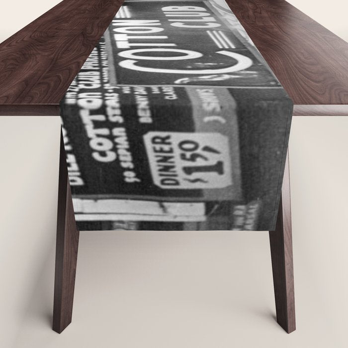 African American Harlem Renaissance Cotton Club Jazz Age Photograph Table Runner Gallery Image 1