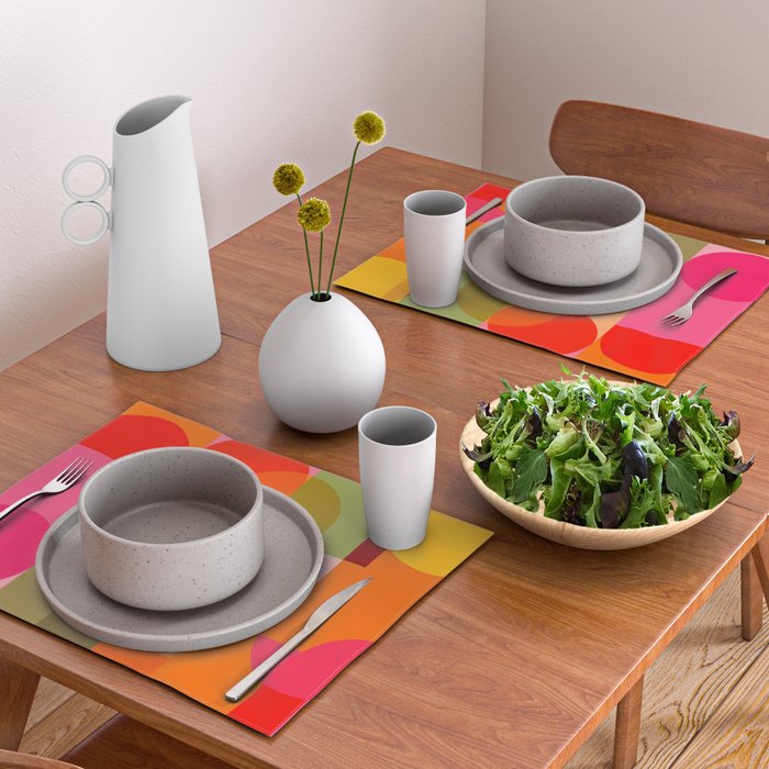 Ping Pong - brights Placemat Gallery Image 2