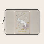 Aquarius Zodiac Sign Laptop Sleeve Gallery Image 1