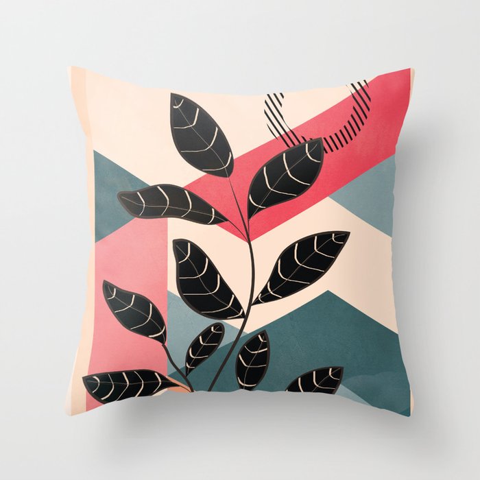 Tropical Geometry 12 Throw Pillow Gallery Image 6