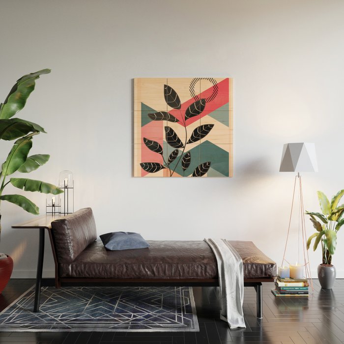 Tropical Geometry 12 Wood Wall Art Gallery Image 2