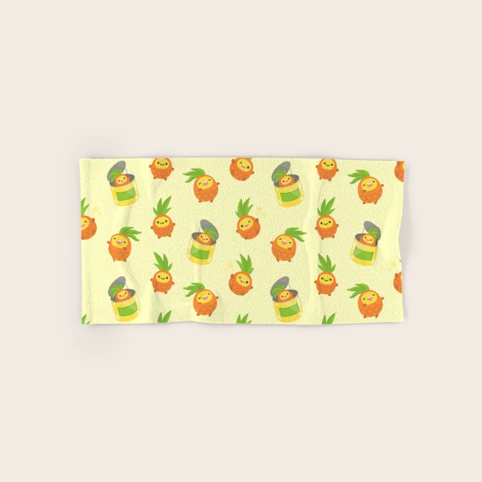 Pineapple NANA pattern Bath Towel Gallery Image 1