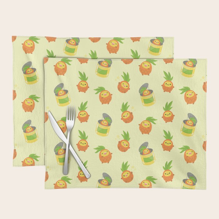 Pineapple NANA pattern Placemat Gallery Image 1