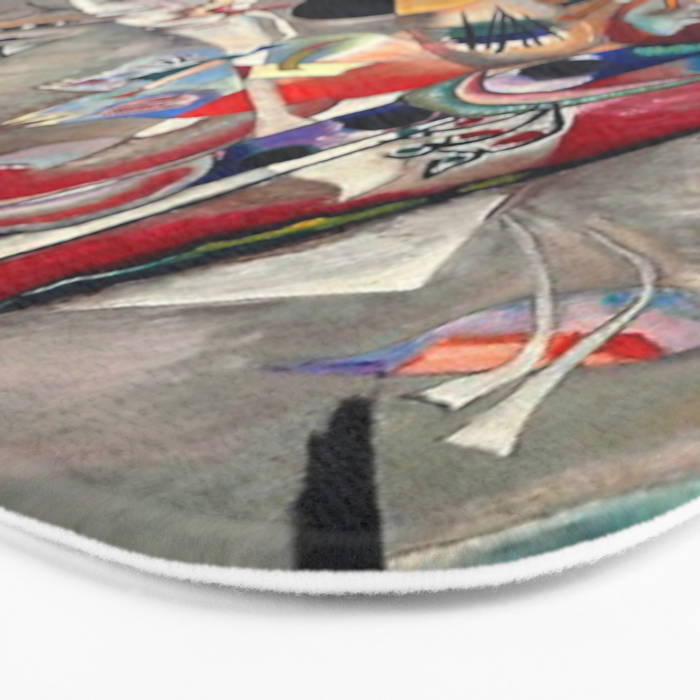 Wassily Kandinsky In the Grey, 1919  Bath Mat Gallery Image 3