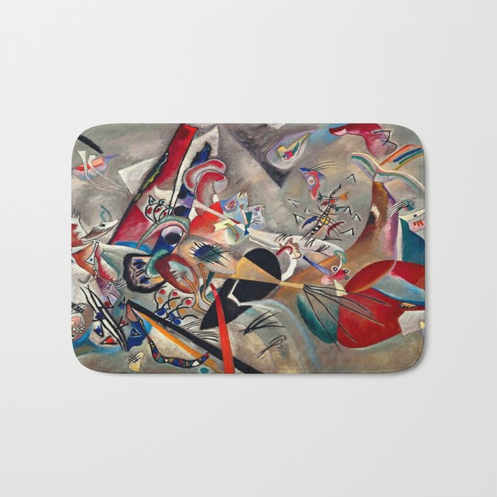 Wassily Kandinsky In the Grey, 1919  Bath Mat Gallery Image 1