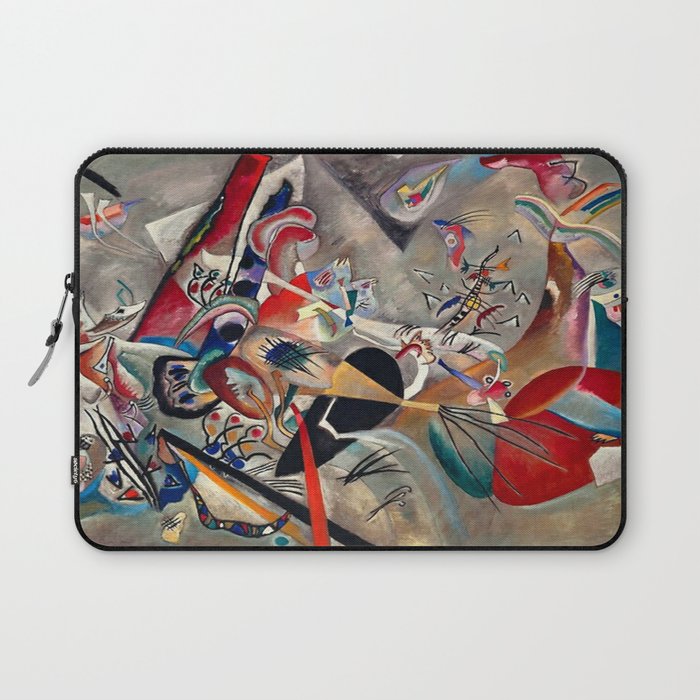 Wassily Kandinsky In the Grey, 1919  Laptop Sleeve Gallery Image 1