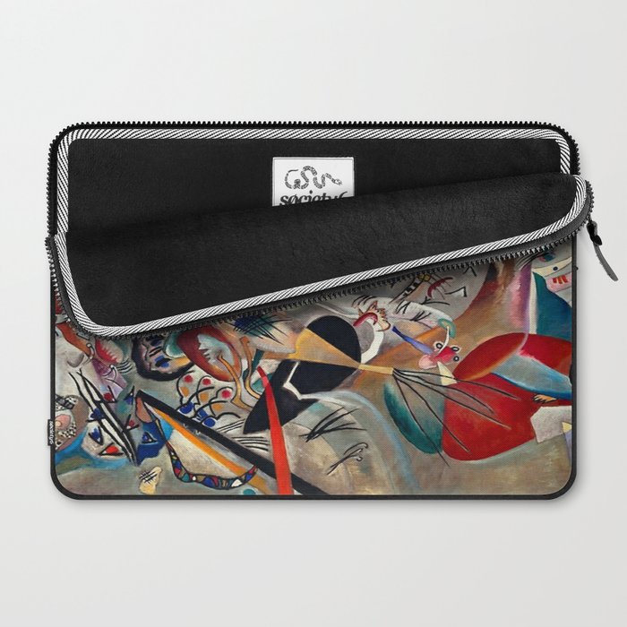 Wassily Kandinsky In the Grey, 1919  Laptop Sleeve Gallery Image 2