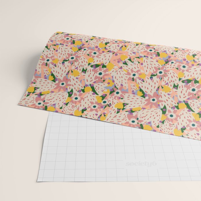 Floral Collage  Wrapping Paper Gallery Image 2