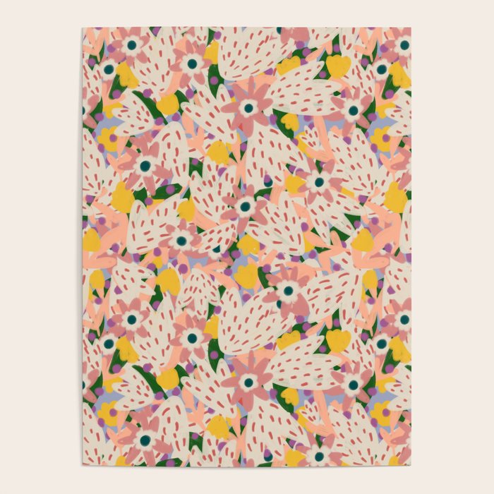 Floral Collage  Poster Gallery Image 1