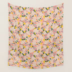 Floral Collage  Wall Tapestry Gallery Image 4