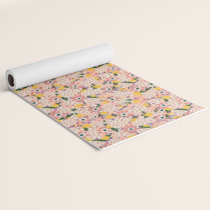 Floral Collage  Yoga Mat Gallery Image 2