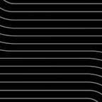 Minimal Line Curvature XXVI Black and Grey Mid Century Modern Arch Abstract Coffee Mug Gallery Image 2