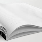 Minimal Line Curvature XXVI Black and Grey Mid Century Modern Arch Abstract Notebook Gallery Image 2