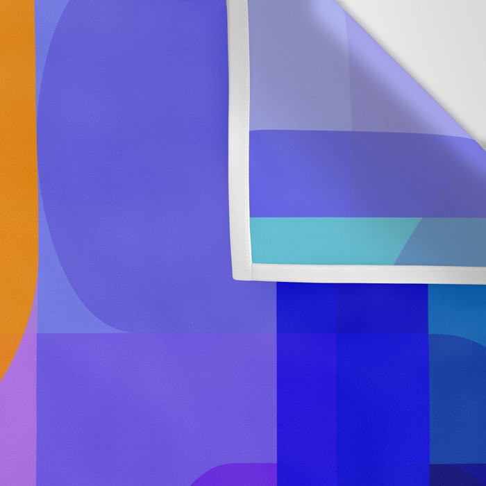 Geometric Rainbow Shapes 3 Wall Tapestry Gallery Image 3