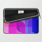 Geometric Rainbow Shapes 3 Laptop Sleeve Gallery Image 2