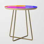 Geometric Rainbow Shapes 3 Side Table Gallery Image 1