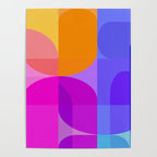 Geometric Rainbow Shapes 3 Poster Gallery Image 4