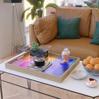 Geometric Rainbow Shapes 3 Serving Tray Gallery Image 2