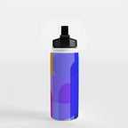 Geometric Rainbow Shapes 3 Water Bottle Gallery Image 2