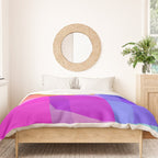 Geometric Rainbow Shapes 3 Duvet Cover Gallery Image 3