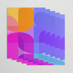 Geometric Rainbow Shapes 3 Wrapping Paper Gallery Image 3