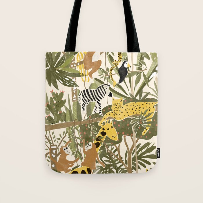 Th Jungle Life Tote Bag Gallery Image 1
