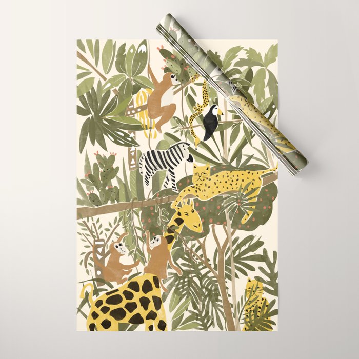 Th Jungle Life Wrapping Paper Gallery Image 1