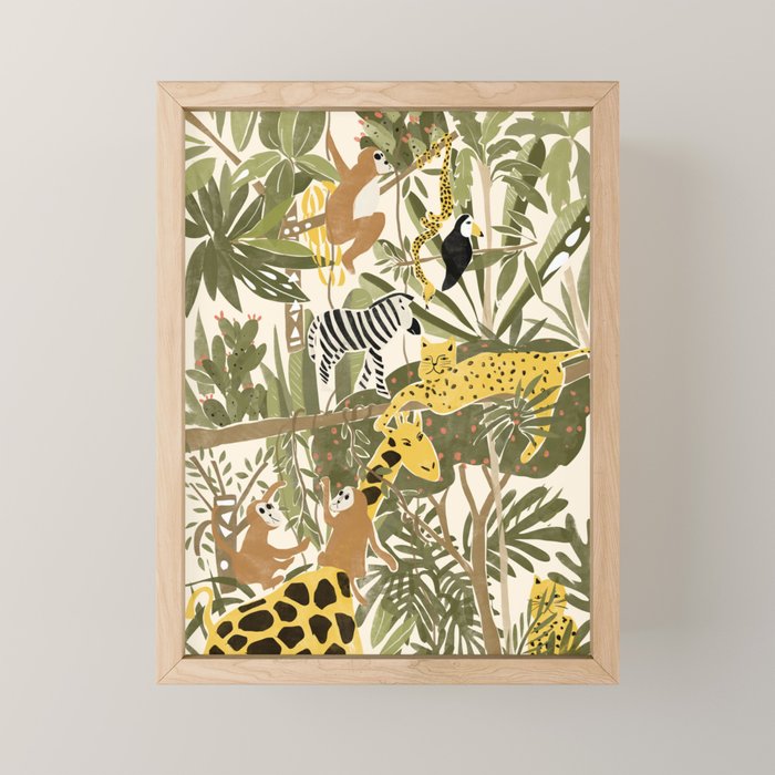 Th Jungle Life Mini Art Print Gallery Image 1