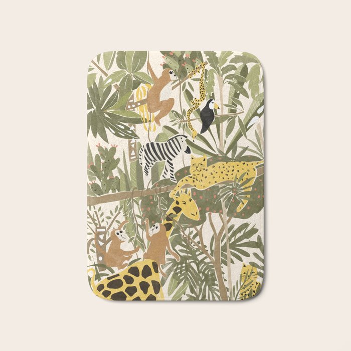 Th Jungle Life Bath Mat Gallery Image 1