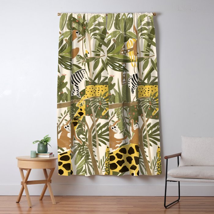 Th Jungle Life Window Curtain Gallery Image 5