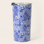 Chinoiserie Jars (Blue) Travel Mug Gallery Image 3