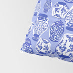 Chinoiserie Jars (Blue) Pillow Sham Gallery Image 4