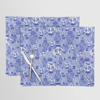 Chinoiserie Jars (Blue) Placemat Gallery Image 1