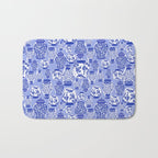 Chinoiserie Jars (Blue) Bath Mat Gallery Image 1