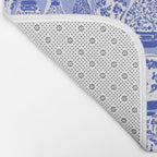 Chinoiserie Jars (Blue) Bath Mat Gallery Image 2