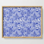 Chinoiserie Jars (Blue) Serving Tray Gallery Image 1