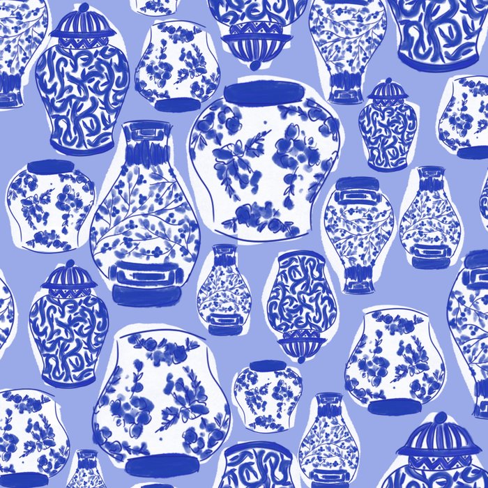 Chinoiserie Jars (Blue) Coffee Mug Gallery Image 2