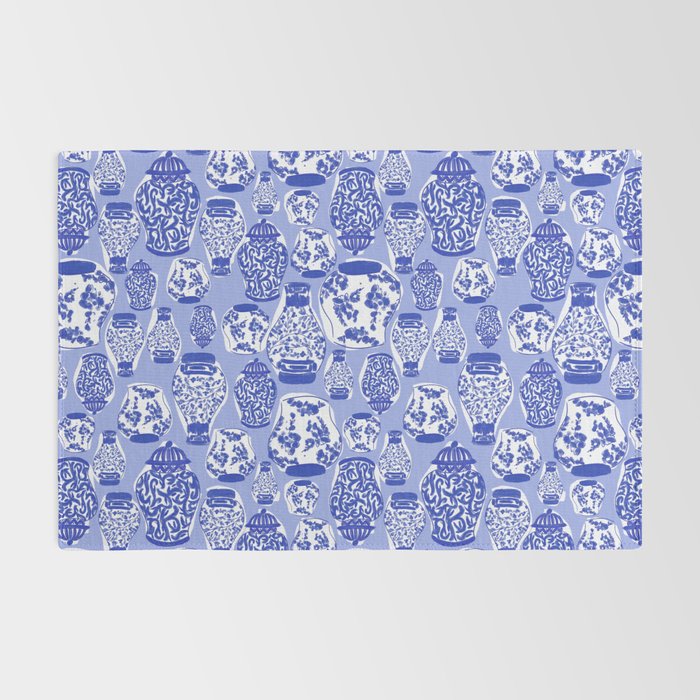 Chinoiserie Jars (Blue) Rug Gallery Image 2