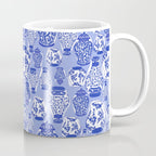Chinoiserie Jars (Blue) Coffee Mug Gallery Image 1