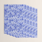 Chinoiserie Jars (Blue) Wrapping Paper Gallery Image 3