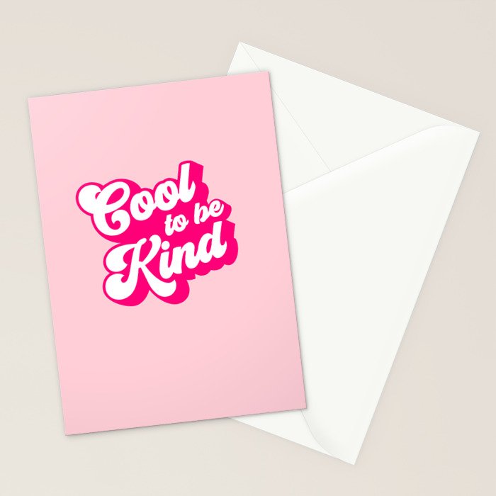 Cool to be Kind #positivevibes Stationery Card Gallery Image 2