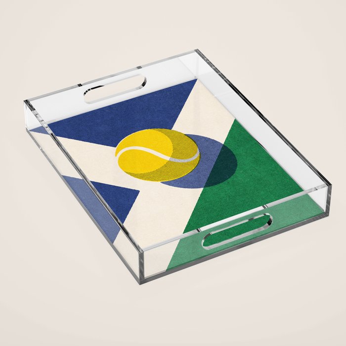 BALLS / Tennis - hard court I Acrylic Tray Gallery Image 1