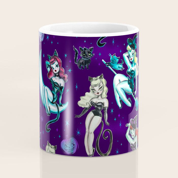 Witches and Black Cats Coffee Mug Gallery Image 4