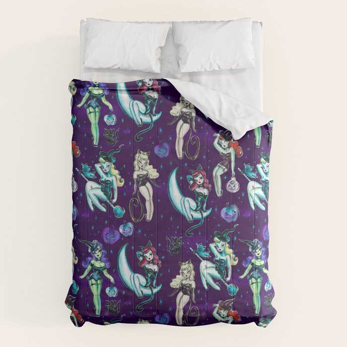 Witches and Black Cats Comforter Gallery Image 6