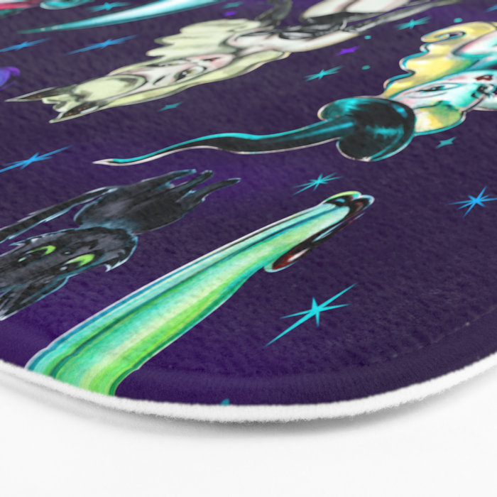 Witches and Black Cats Bath Mat Gallery Image 3