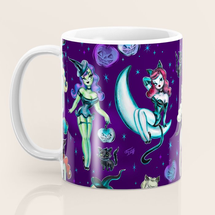 Witches and Black Cats Coffee Mug Gallery Image 3
